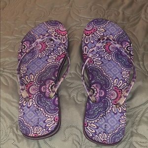 L Vera Bradley Flip Flops